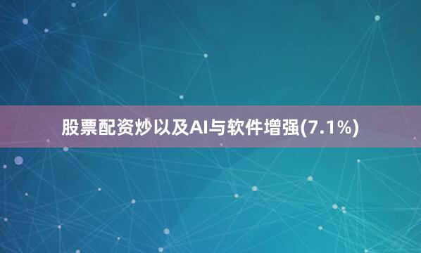 股票配资炒以及AI与软件增强(7.1%)